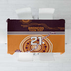 Custom Broncos Spirit Tablecloth Ride for Glory Indigenous Aboriginal - Aussie Hoodie