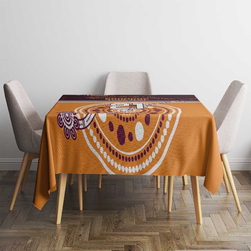 Custom Broncos Spirit Tablecloth Ride for Glory Indigenous Aboriginal - Aussie Hoodie