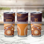 Custom Broncos Spirit Tumbler Cup Ride for Glory Indigenous Aboriginal - Aussie Hoodie