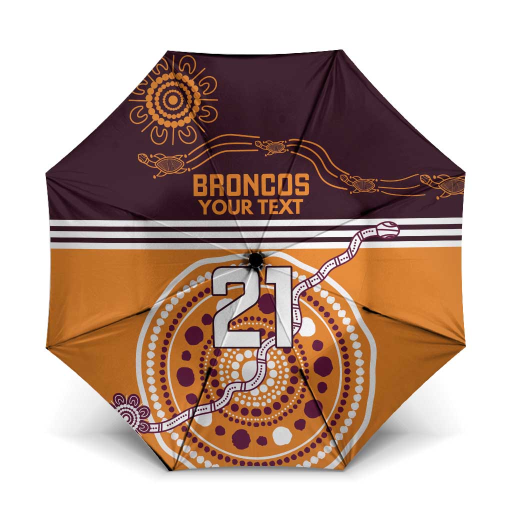 Custom Broncos Spirit Umbrella Ride for Glory Indigenous Aboriginal - Aussie Hoodie
