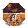Custom Broncos Spirit Umbrella Ride for Glory Indigenous Aboriginal - Aussie Hoodie
