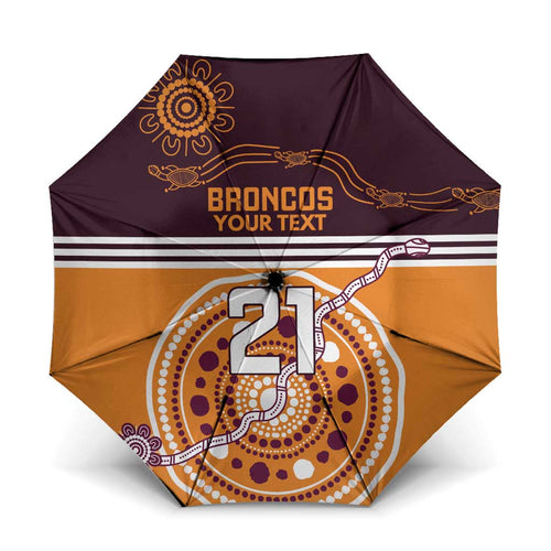 Custom Broncos Spirit Umbrella Ride for Glory Indigenous Aboriginal - Aussie Hoodie