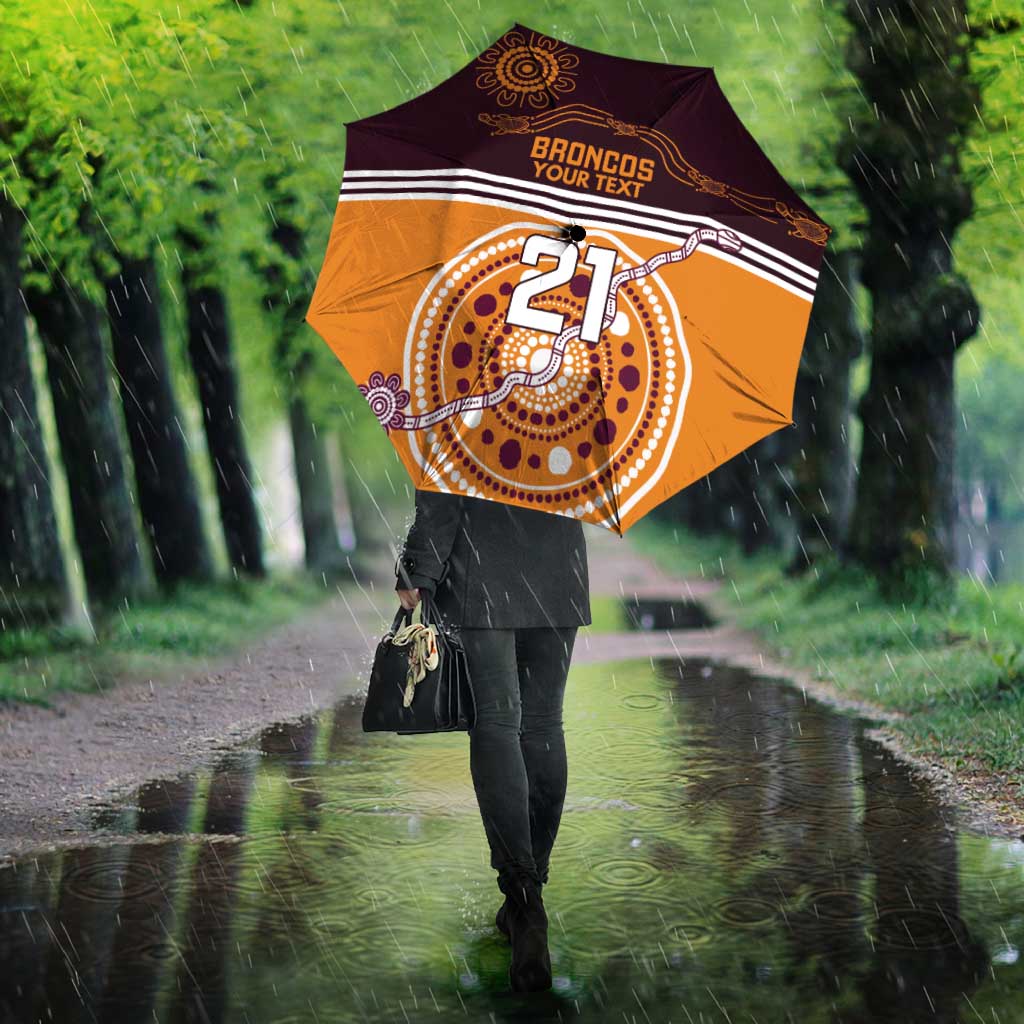 Custom Broncos Spirit Umbrella Ride for Glory Indigenous Aboriginal - Aussie Hoodie