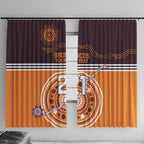 Custom Broncos Spirit Window Curtain Ride for Glory Indigenous Aboriginal - Aussie Hoodie