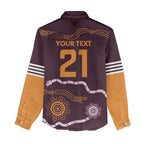 Custom Broncos Spirit Women Casual Shirt Ride for Glory Indigenous Aboriginal - Aussie Hoodie