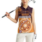 Custom Broncos Spirit Women Sleeveless Polo Shirt Ride for Glory Indigenous Aboriginal - Aussie Hoodie