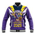 Personalised Storm Spirit Baseball Jacket Grand Final Champions 2025 - Aussie Hoodie