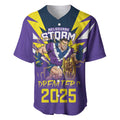 Personalised Storm Spirit Baseball Jersey Grand Final Champions 2025 - Aussie Hoodie