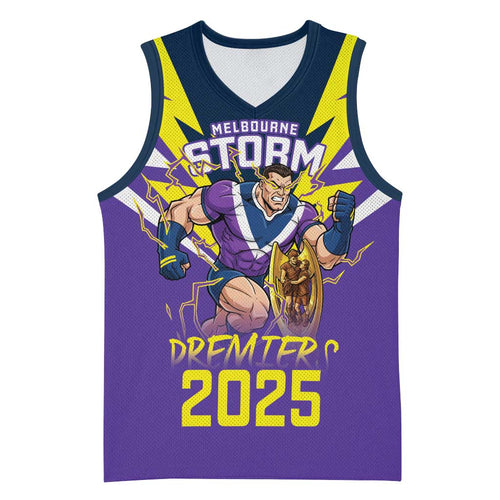 Personalised Storm Spirit Basketball Jersey Grand Final Champions 2025 - Aussie Hoodie
