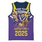 Personalised Storm Spirit Basketball Jersey Grand Final Champions 2025 - Aussie Hoodie