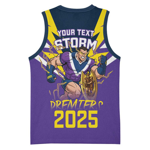Personalised Storm Spirit Basketball Jersey Grand Final Champions 2025 - Aussie Hoodie