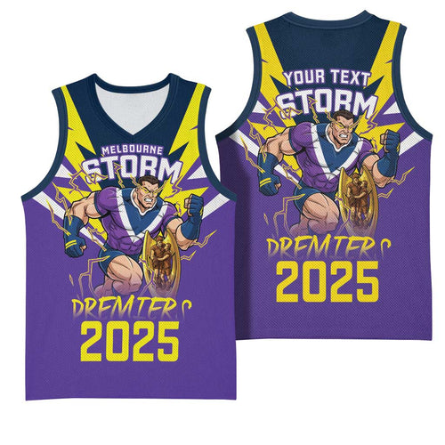 Personalised Storm Spirit Basketball Jersey Grand Final Champions 2025 - Aussie Hoodie