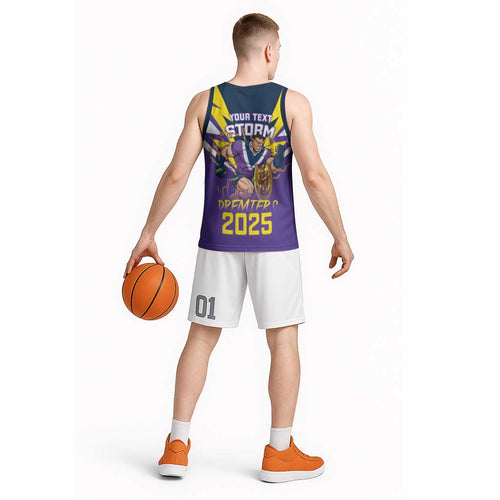 Personalised Storm Spirit Basketball Jersey Grand Final Champions 2025 - Aussie Hoodie