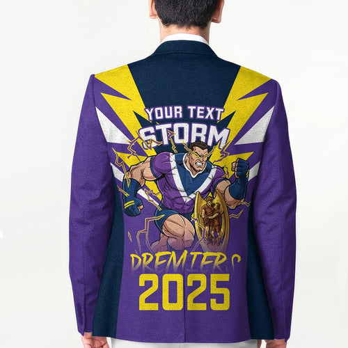 Personalised Storm Spirit Blazer Grand Final Champions 2025 - Aussie Hoodie