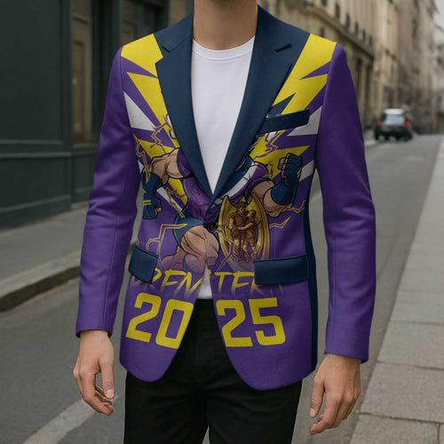 Personalised Storm Spirit Blazer Grand Final Champions 2025 - Aussie Hoodie
