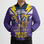 Personalised Storm Spirit Bomber Puffer Jacket Grand Final Champions 2025 - Aussie Hoodie