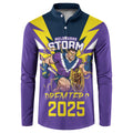 Personalised Storm Spirit Button Sweatshirt Grand Final Champions 2025 - Aussie Hoodie