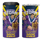 Personalised Storm Spirit 4 in 1 Can Cooler Tumbler Grand Final Champions 2025 - Aussie Hoodie