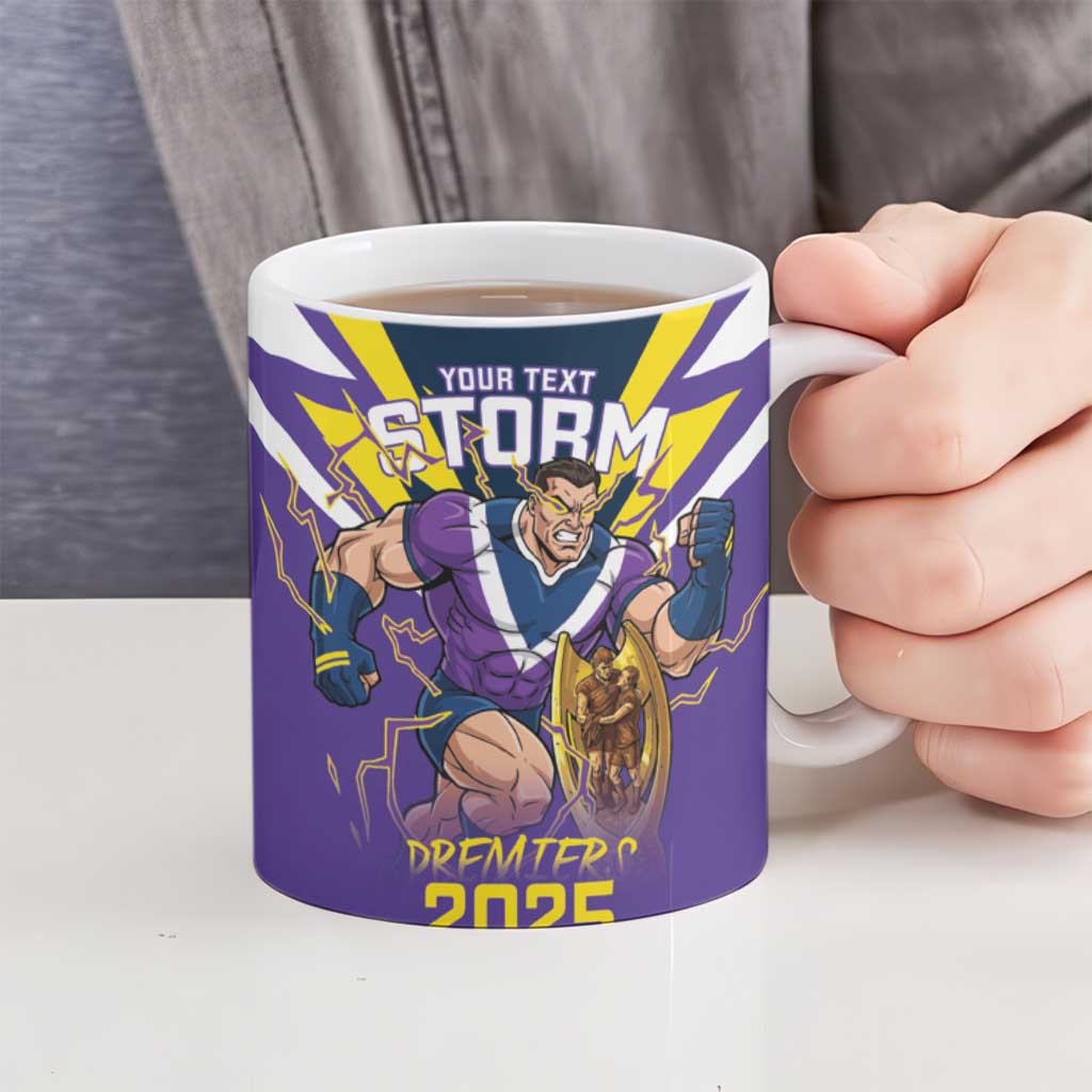 Personalised Storm Spirit Ceramic Mug Grand Final Champions 2025 - Aussie Hoodie