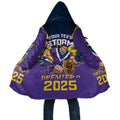 Personalised Storm Spirit Cloak Grand Final Champions 2025 - Aussie Hoodie