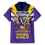 Personalised Storm Spirit Hawaiian Shirt Grand Final Champions 2025 - Aussie Hoodie