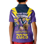 Personalised Storm Spirit Kid Polo Shirt Grand Final Champions 2025 - Aussie Hoodie