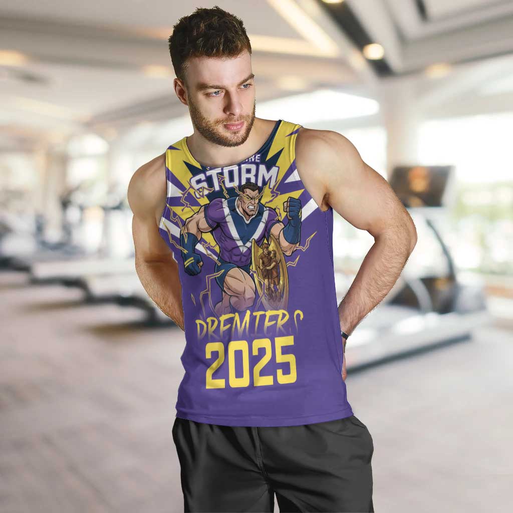 Personalised Storm Spirit Men Tank Top Grand Final Champions 2025 - Aussie Hoodie