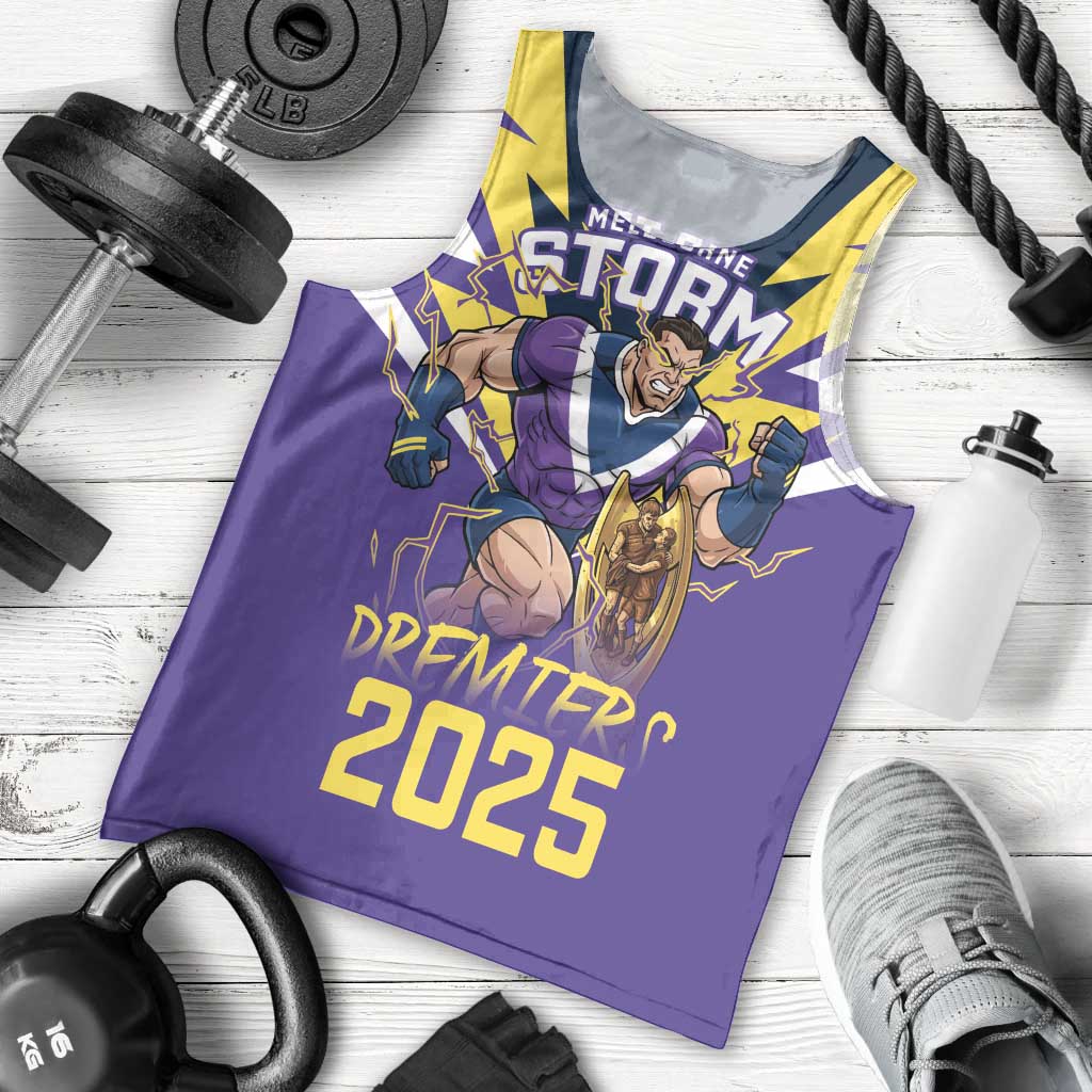 Personalised Storm Spirit Men Tank Top Grand Final Champions 2025 - Aussie Hoodie