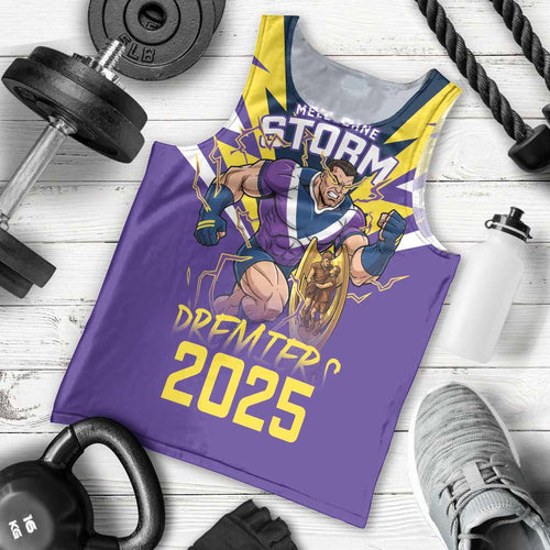 Personalised Storm Spirit Men Tank Top Grand Final Champions 2025 - Aussie Hoodie