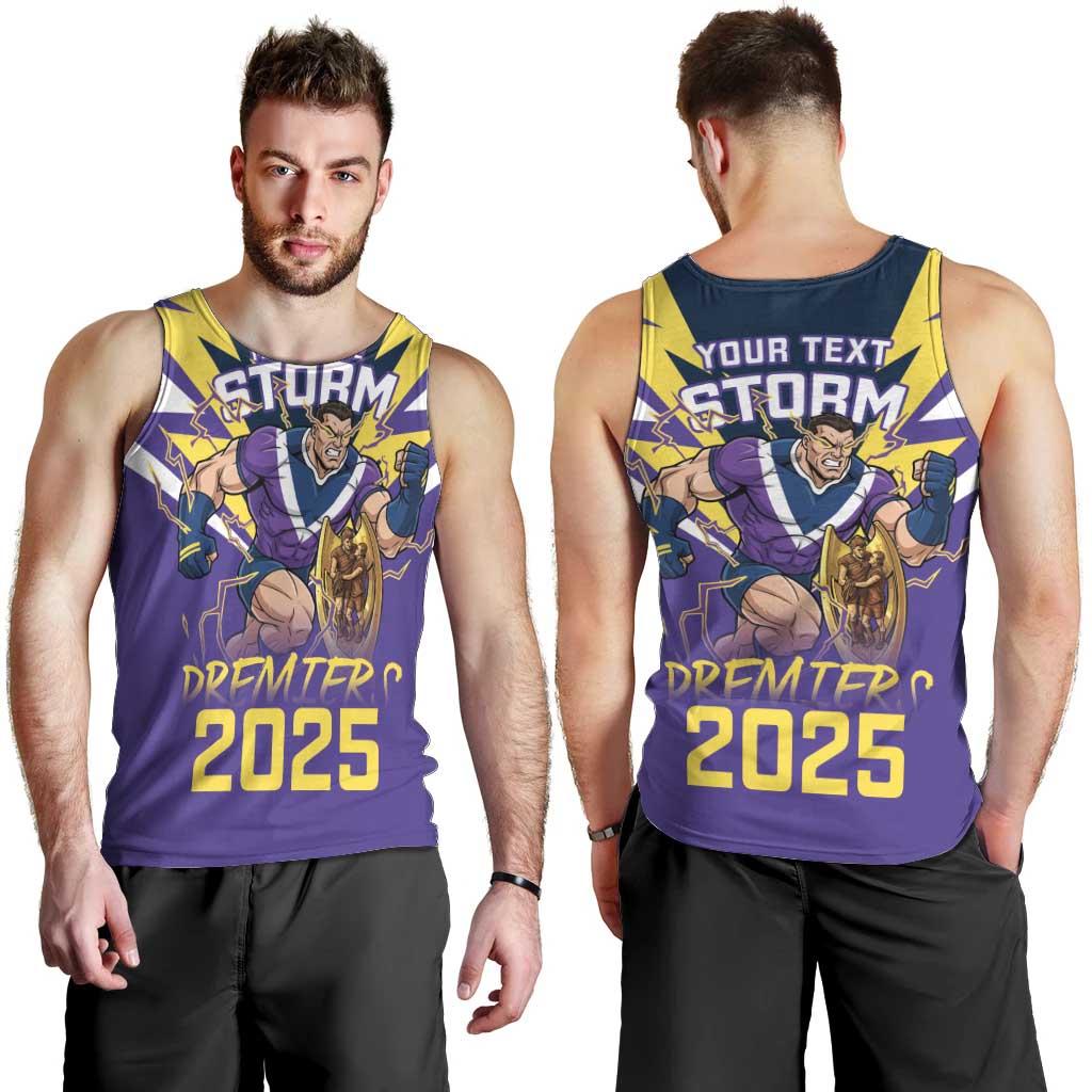 Personalised Storm Spirit Men Tank Top Grand Final Champions 2025 - Aussie Hoodie
