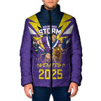 Personalised Storm Spirit Padded Jacket Grand Final Champions 2025 - Aussie Hoodie