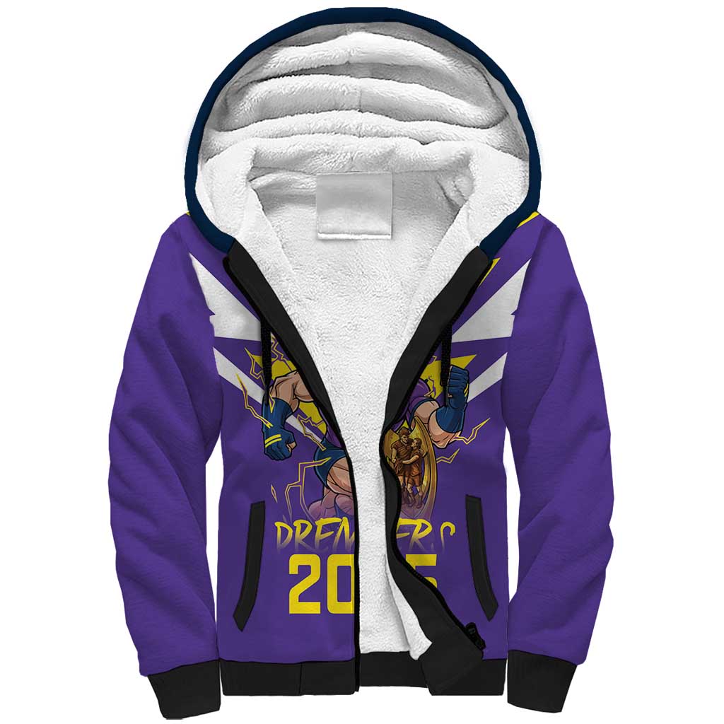 Personalised Storm Spirit Sherpa Hoodie Grand Final Champions 2025 - Aussie Hoodie