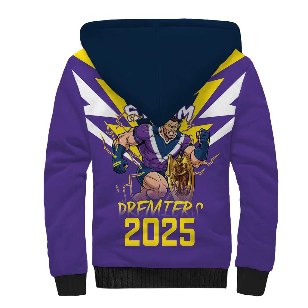 Personalised Storm Spirit Sherpa Hoodie Grand Final Champions 2025 - Aussie Hoodie