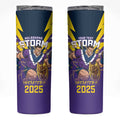 Personalised Storm Spirit Skinny Tumbler Grand Final Champions 2025 - Aussie Hoodie