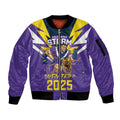 Personalised Storm Spirit Sleeve Zip Bomber Jacket Grand Final Champions 2025 - Aussie Hoodie