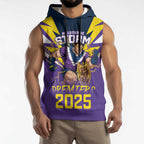 Personalised Storm Spirit Sleeveless Hoodie Grand Final Champions 2025 - Aussie Hoodie