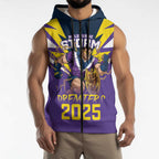 Personalised Storm Spirit Sleeveless Zip Hoodie Grand Final Champions 2025 LT9