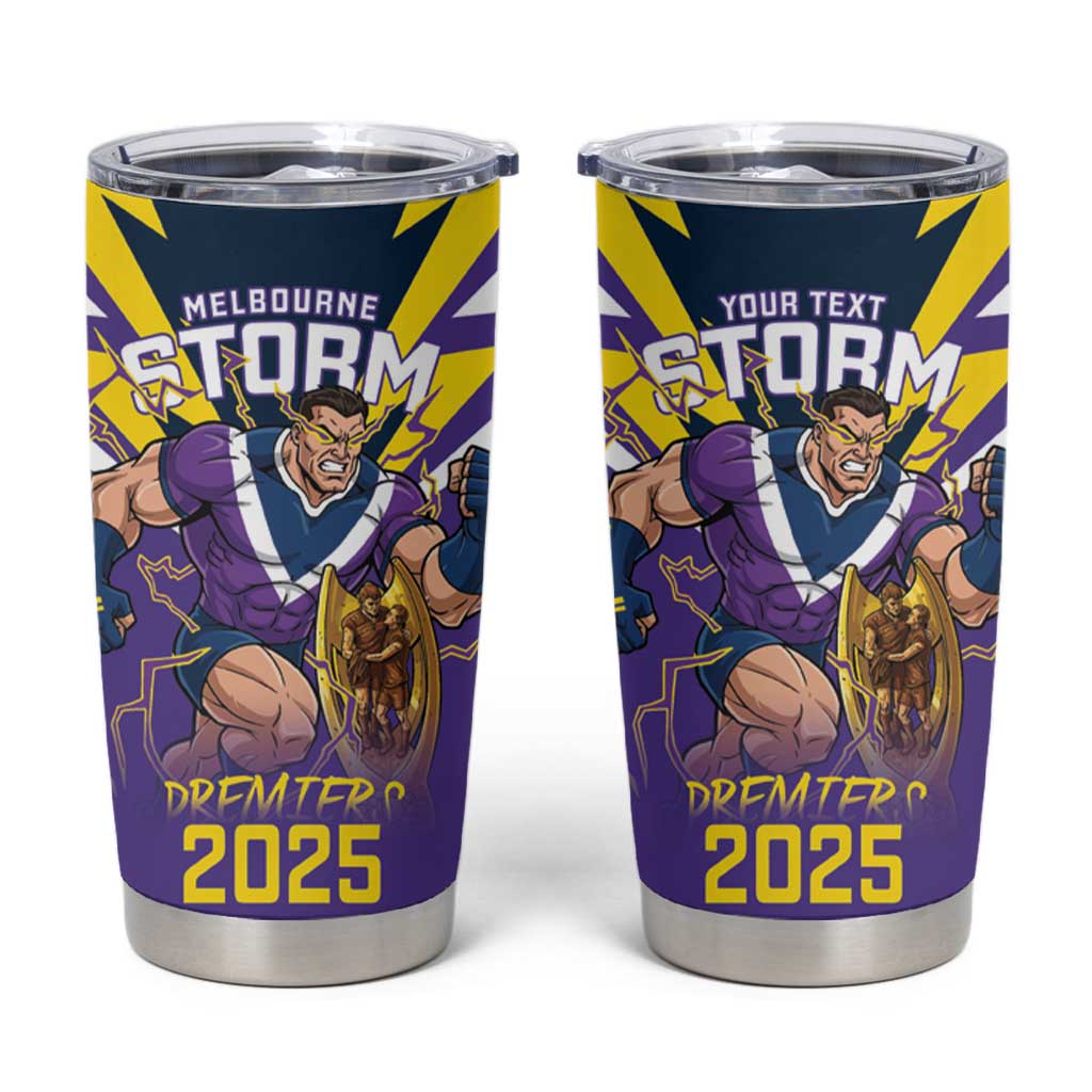 Personalised Storm Spirit Tumbler Cup Grand Final Champions 2025 - Aussie Hoodie