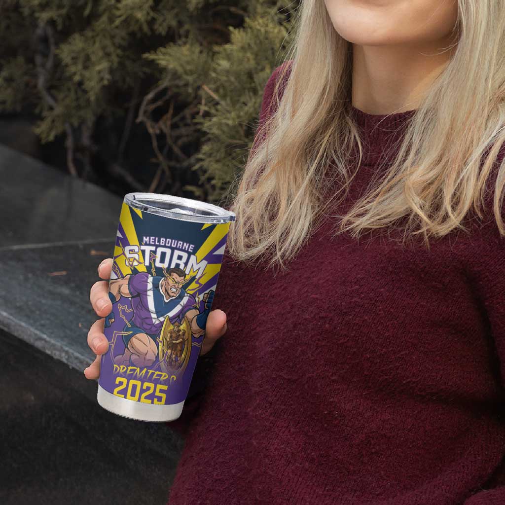 Personalised Storm Spirit Tumbler Cup Grand Final Champions 2025 - Aussie Hoodie