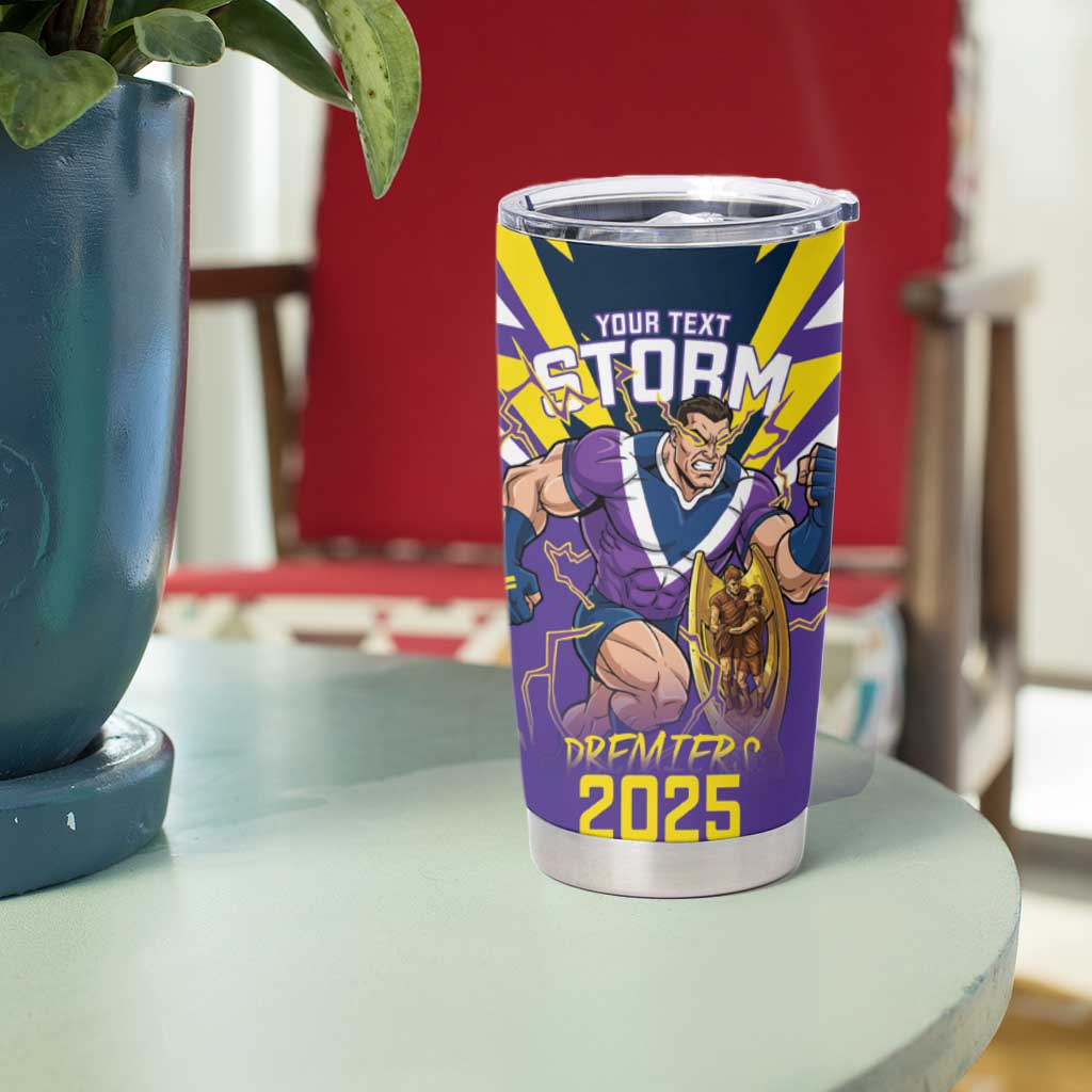 Personalised Storm Spirit Tumbler Cup Grand Final Champions 2025 - Aussie Hoodie