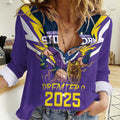 Personalised Storm Spirit Women Casual Shirt Grand Final Champions 2025 - Aussie Hoodie
