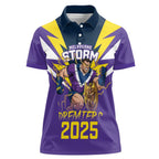 Personalised Storm Spirit Women Polo Shirt Grand Final Champions 2025 - Aussie Hoodie