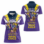 Personalised Storm Spirit Women Polo Shirt Grand Final Champions 2025 - Aussie Hoodie