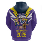 Personalised Storm Spirit Zip Hoodie Grand Final Champions 2025 - Aussie Hoodie