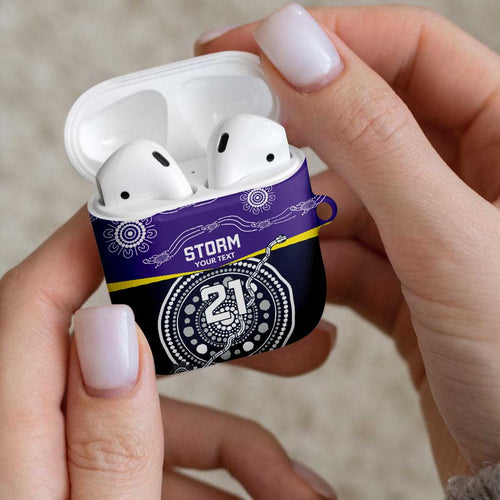 Custom Storm Spirit AirPods Case Road to Glory Indigenous Aboriginal - Aussie Hoodie