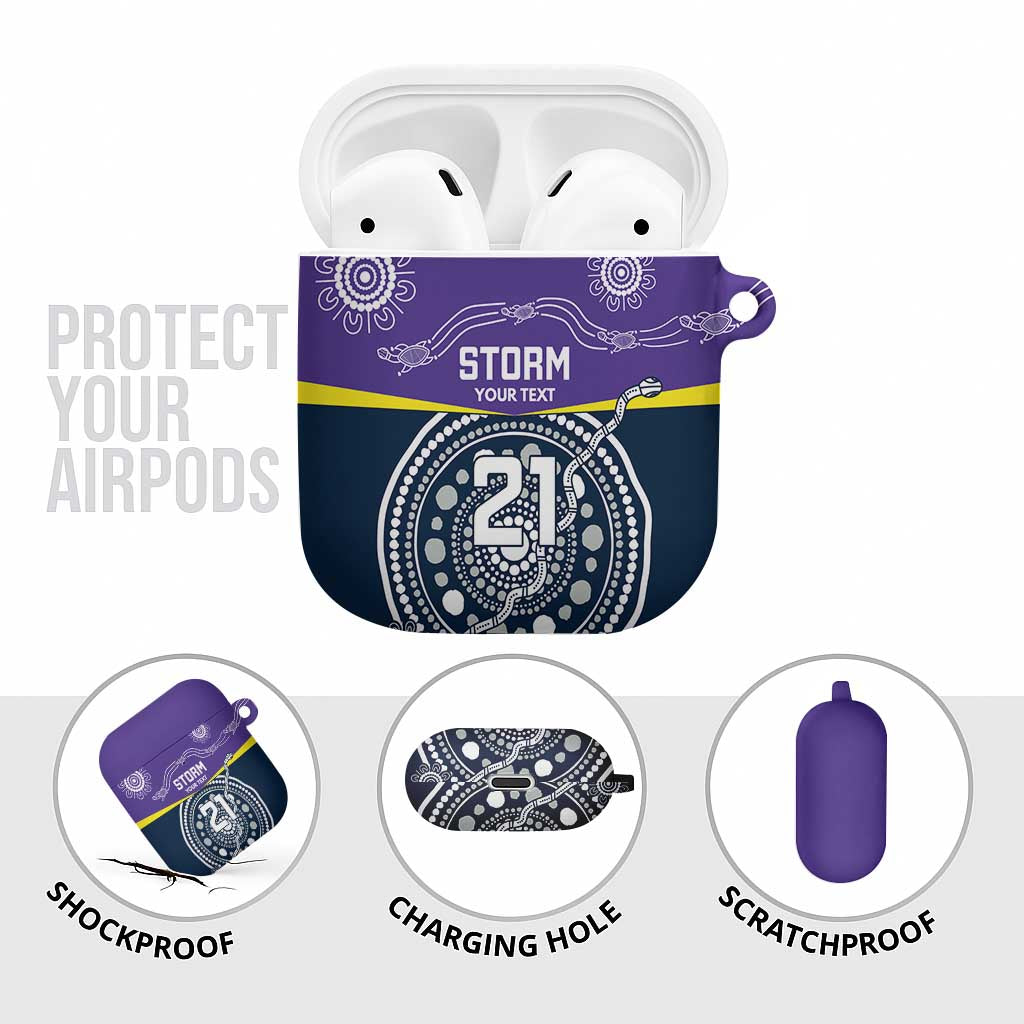 Custom Storm Spirit AirPods Case Road to Glory Indigenous Aboriginal - Aussie Hoodie