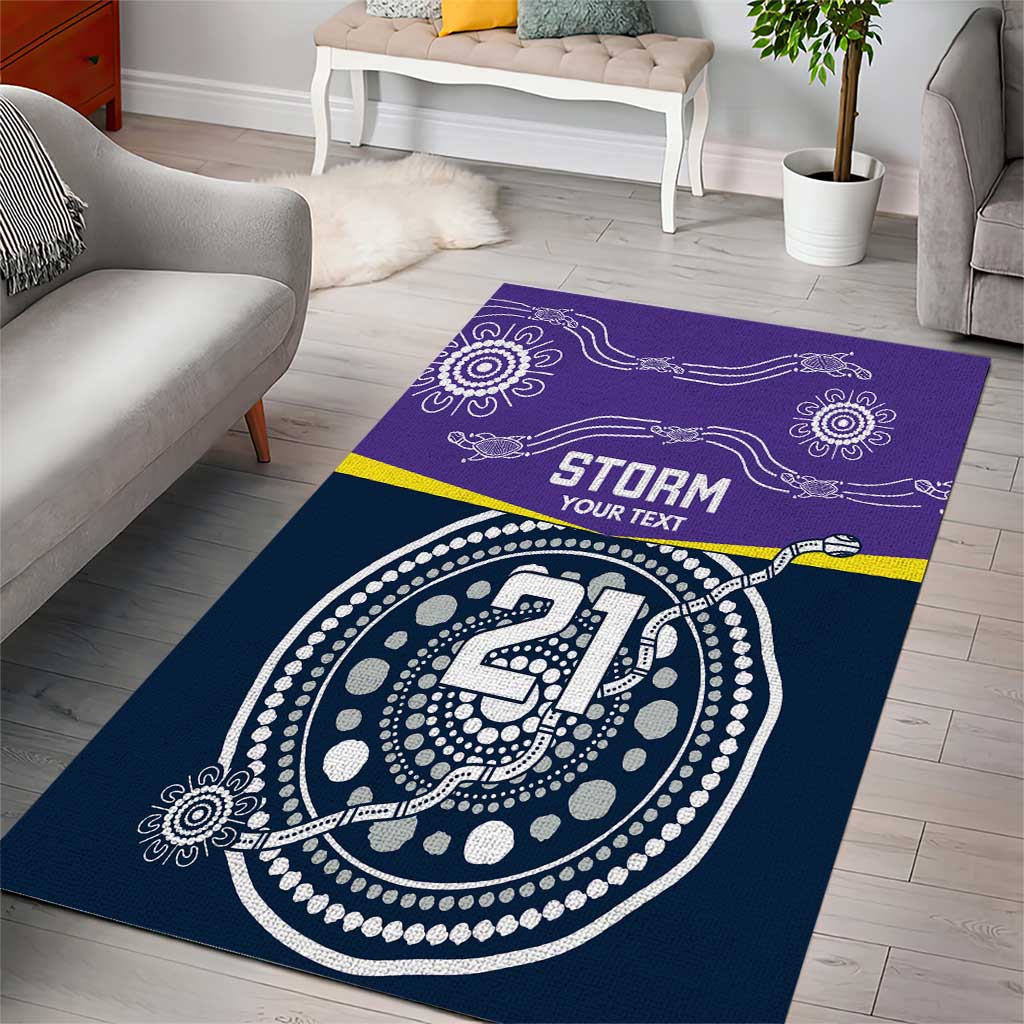 Custom Storm Spirit Area Rug Road to Glory Indigenous Aboriginal - Aussie Hoodie