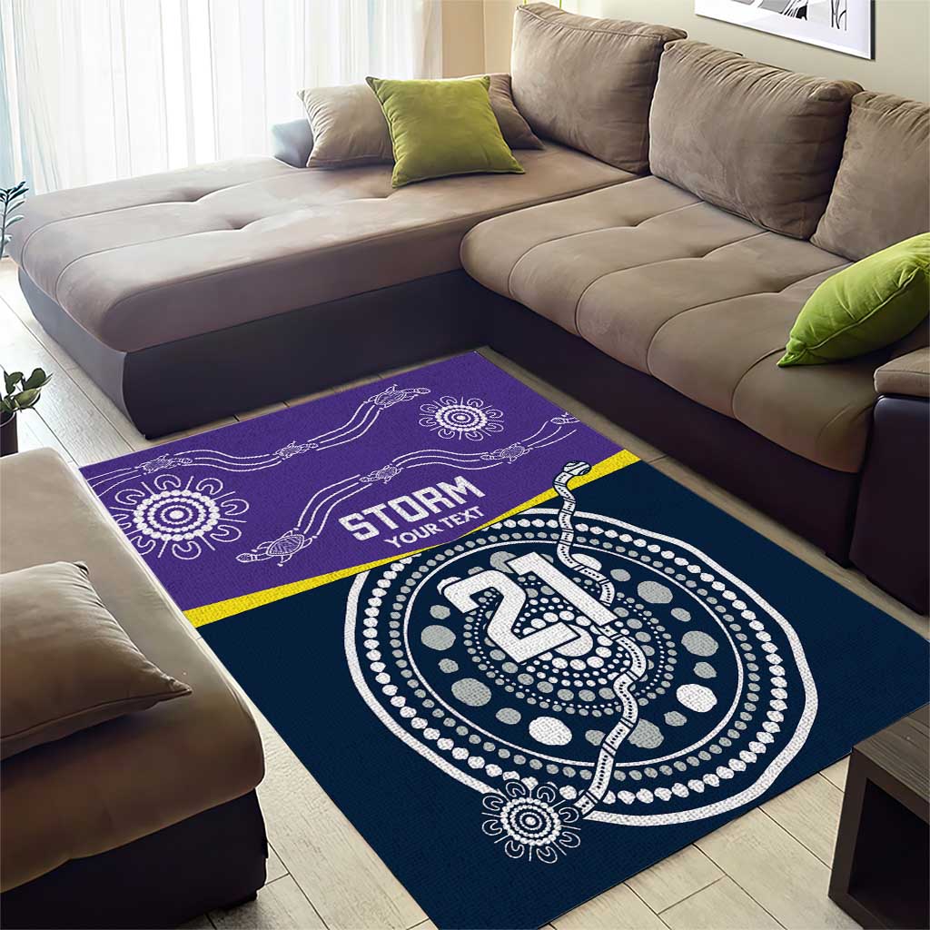 Custom Storm Spirit Area Rug Road to Glory Indigenous Aboriginal - Aussie Hoodie