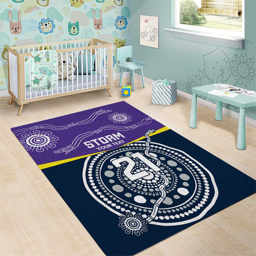 Custom Storm Spirit Area Rug Road to Glory Indigenous Aboriginal - Aussie Hoodie
