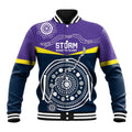 Custom Storm Spirit Baseball Jacket Road to Glory Indigenous Aboriginal - Aussie Hoodie